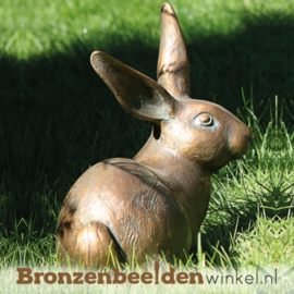 Bronzen beeld haas BBW37040