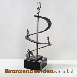 TOP 40 jaar bestaan bedrijf cadeau "Positieve spiraal" met jaartal 40 BBW006br24