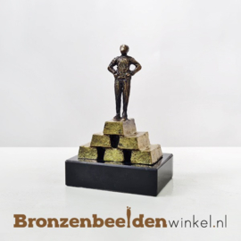 Geschenkpakket "Jij bent goud waard " met wijn of bier