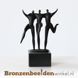 Broer en zus beeldje "Eenheid" BBW006br53