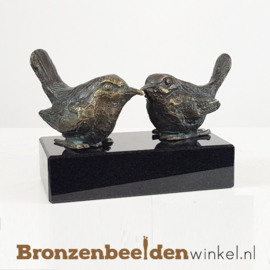 Twee vogelbeeldjes op sokkeltje BBW18654br