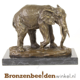 Bronzen olifant beeld BBWVG63