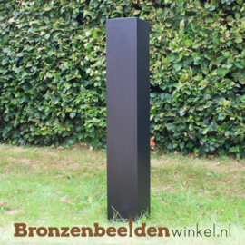 Granieten natuursteen sokkel 95x15x15 cm - dark finish