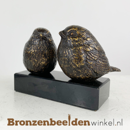 Twee vogelbeeldjes "De winterkoninkjes" BBW18652br