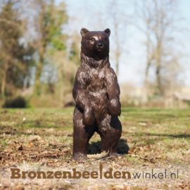 Beertje van brons als tuinbeeld BBW1478-3br