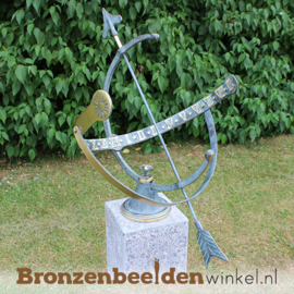 Bronzen zonnewijzer BBW0029br