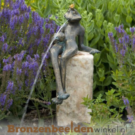 Waterornament tuin idee ''Koningskikker beeld Gerard'' BBWR88765