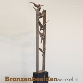 Groot beeld met 5 vogels BBW60226