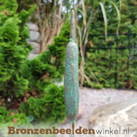 Bronzen kikkers op rietstengel BBW37284