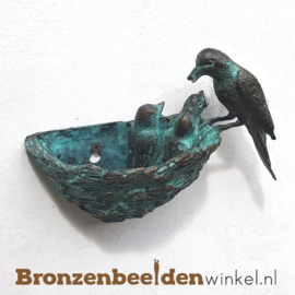 Muurdecoratie vogeltjes met moeder BBW0398br