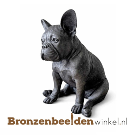 Hond beeld Franse Buldog in brons BBW1412br
