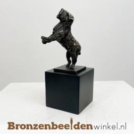 Kleine urn hond "De blije Schnauzer" BBW043br11as