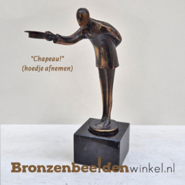 Zakelijk cadeau "Chapeau! (hoedje afnemen)" BBW001br33