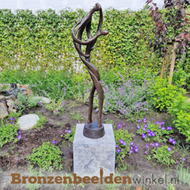 Abstract tuinbeeld "Verslingerd aan Elkaar" BBW52230br