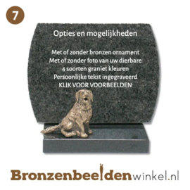 NR 7 | Gedenksteen ter nagedachtenis hond BBWA126g