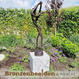 Abstract tuinbeeld "Verslingerd aan Elkaar" BBW52230br