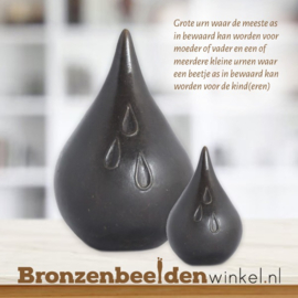 Urnen voor hele gezin "Teardrop" met tranen BBW0607BR-G