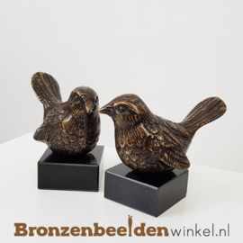 NR 1 | 63 jaar getrouwd cadeau "Twee verliefde musjes" BBW1846br