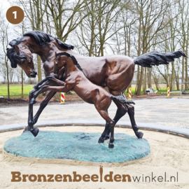 Bronzen paarden