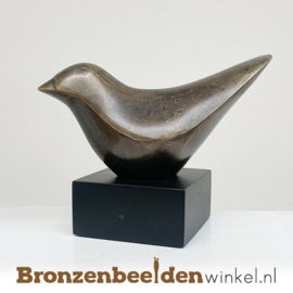 Asbeeld "Vogel abstract" in brons BBW83222