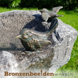 Vogeldrinkbak op voet met 4 vogeltjes BBWR42046v4