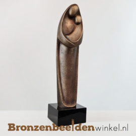 Bronzen moeder en kind beeld BBW85152