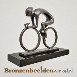 Modern wielrenner beeldje BBW61001