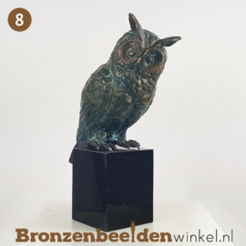 NR 8 | Cadeau vogelliefhebber ''Uilen beeldje'' BBWR88634