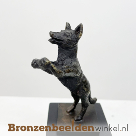 Kleine urn hond "De enthousiaste herder" BBW043br08as