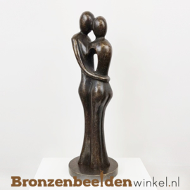 Bronzen koppel "Prachtig paar" als huwelijkscadeau BBW0718BR