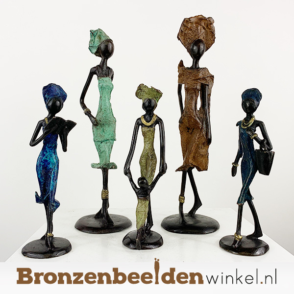 Hub etnisch druk ᐅ Afrikaanse kunst | Unieke Afrikaanse beelden van brons | Kunst uit Afrika