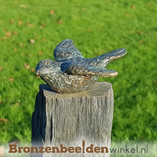 Vogel beeldje in brons BBWR88103