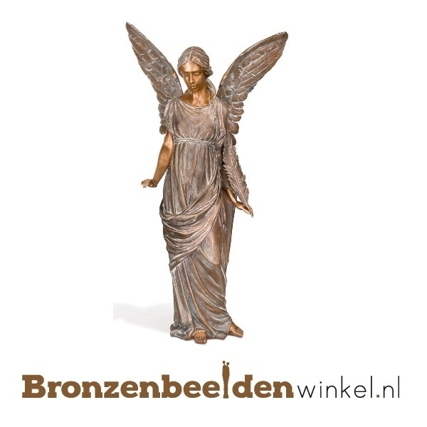 Reactor Ophef Gematigd Beeld engel van brons BBW85374 | Engelen beelden | Bronzen Beelden Winkel