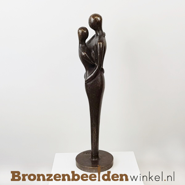 Bronzen huwelijk kado "Ideaal Koppel" BBW0636br