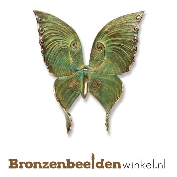 Bronzen vlinder beeldje BBW20367