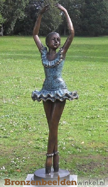 bronzen ballerina, ballerina beeld, beeld ballerina