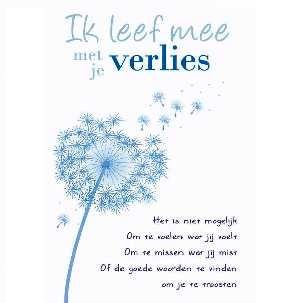 condoleance teksten