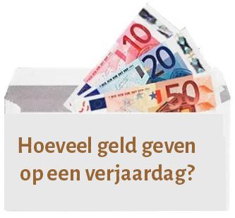 Hoeveel geld geef je op een verjaardag
