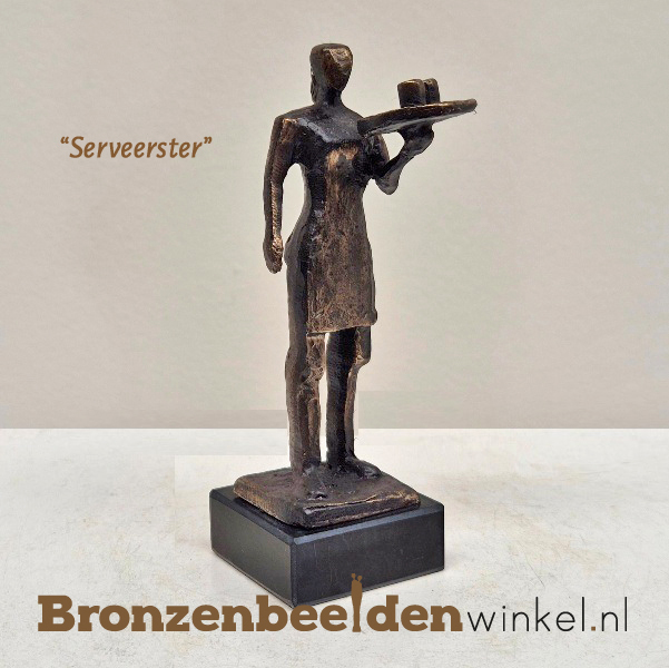 beeld serveerster, horeca beeld