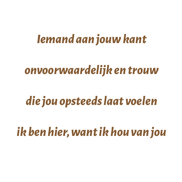 ik hou van jou gedicht