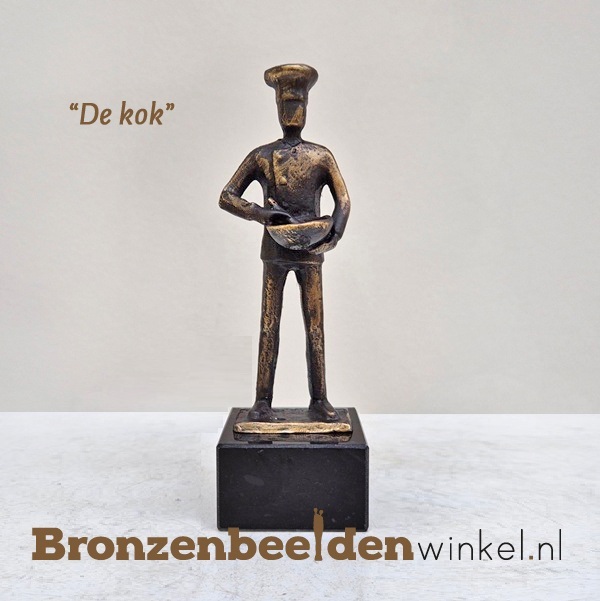 koks beeldje, beeldje van een kok