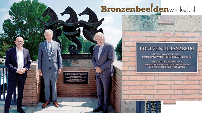 officiële plaquette brug