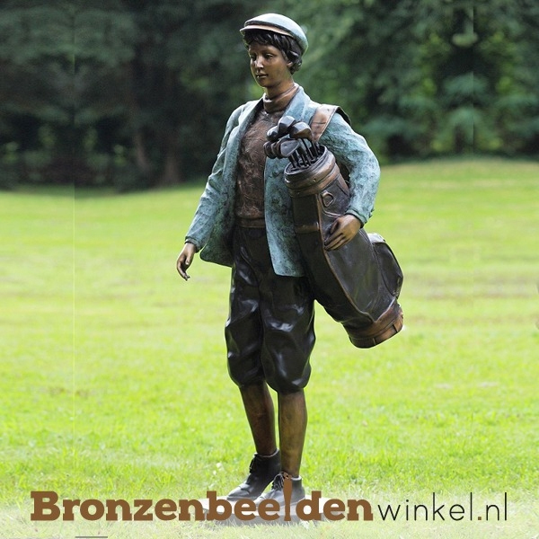 standbeeld golfer, beeld golfclub