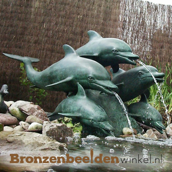 tuinbeeld dolfijnen