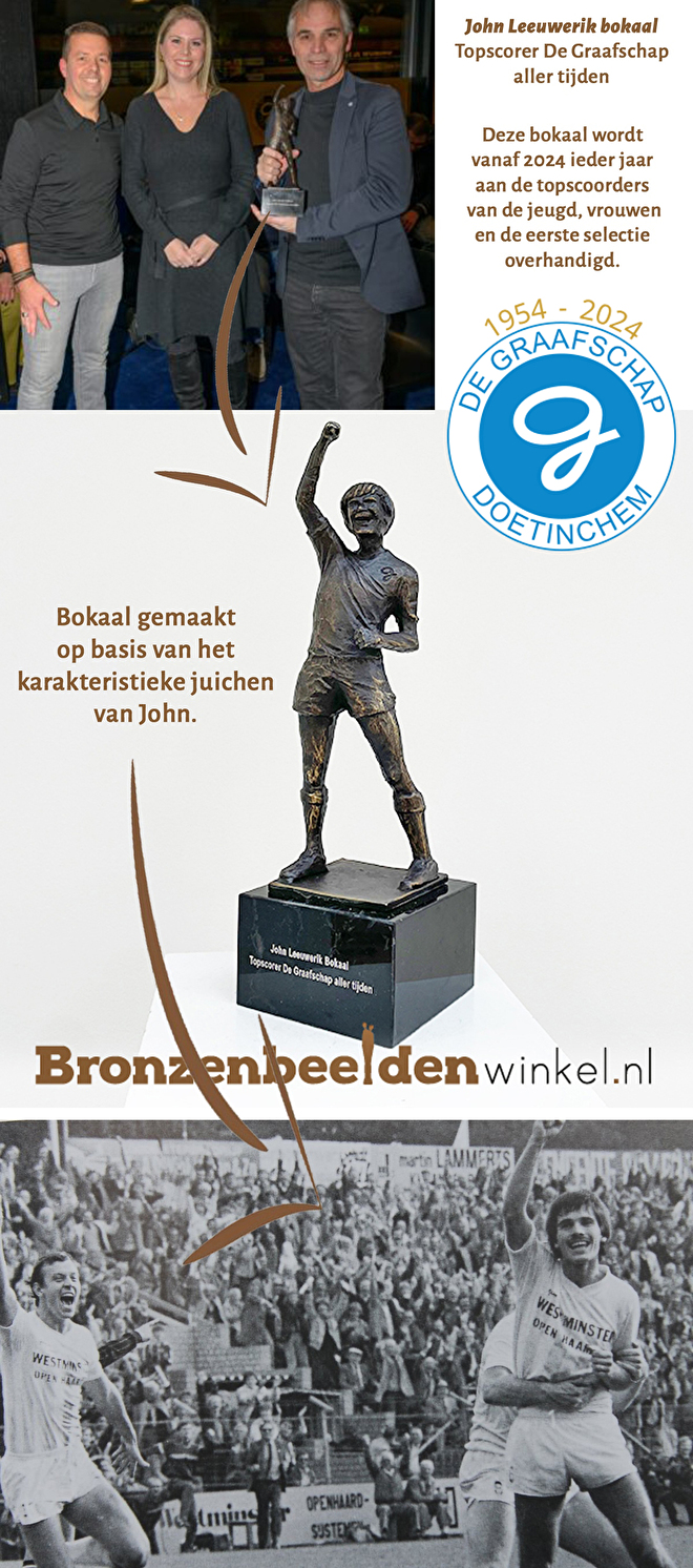beeld voetballer op maat gemaakt