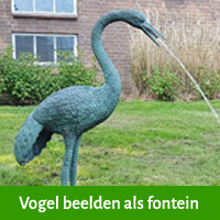 waterspuitfiguur vogel