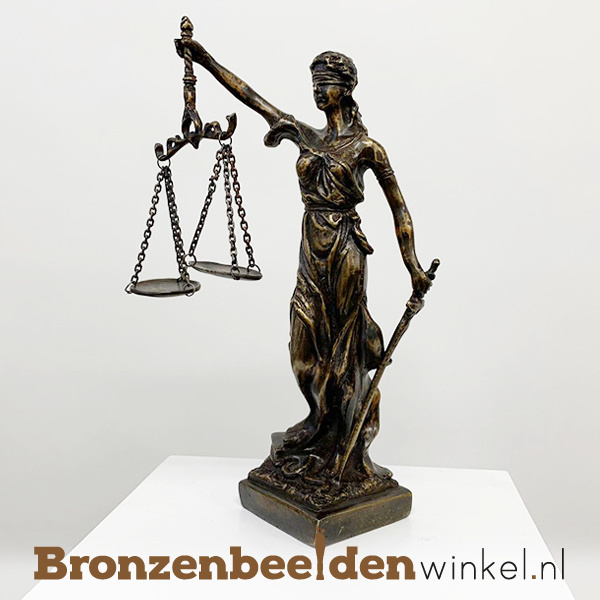 beeld vrouwe Justitia kopen, vrouwe Justitia beeld te koop