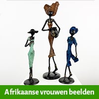 Afrikaanse vrouwen beeldjes