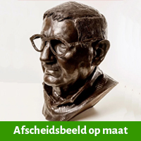 Afscheidsgeschenk meester in opdracht