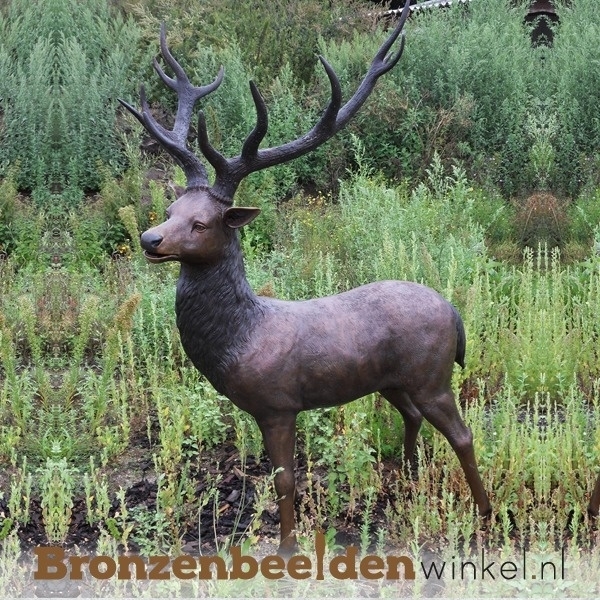 Bronzen herten en reeën | hert van brons